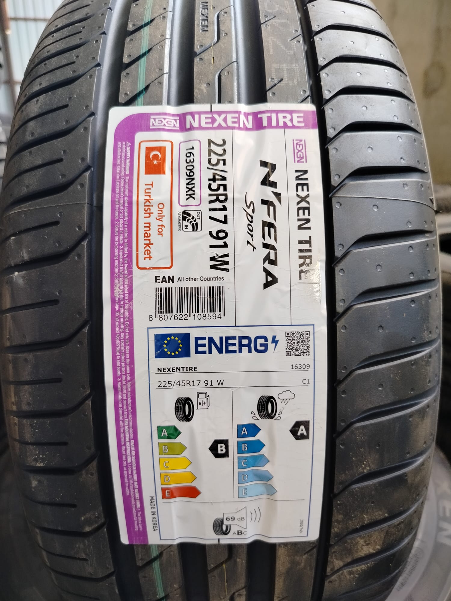 225/45 R17 91W N FERA SPORT NEXEN