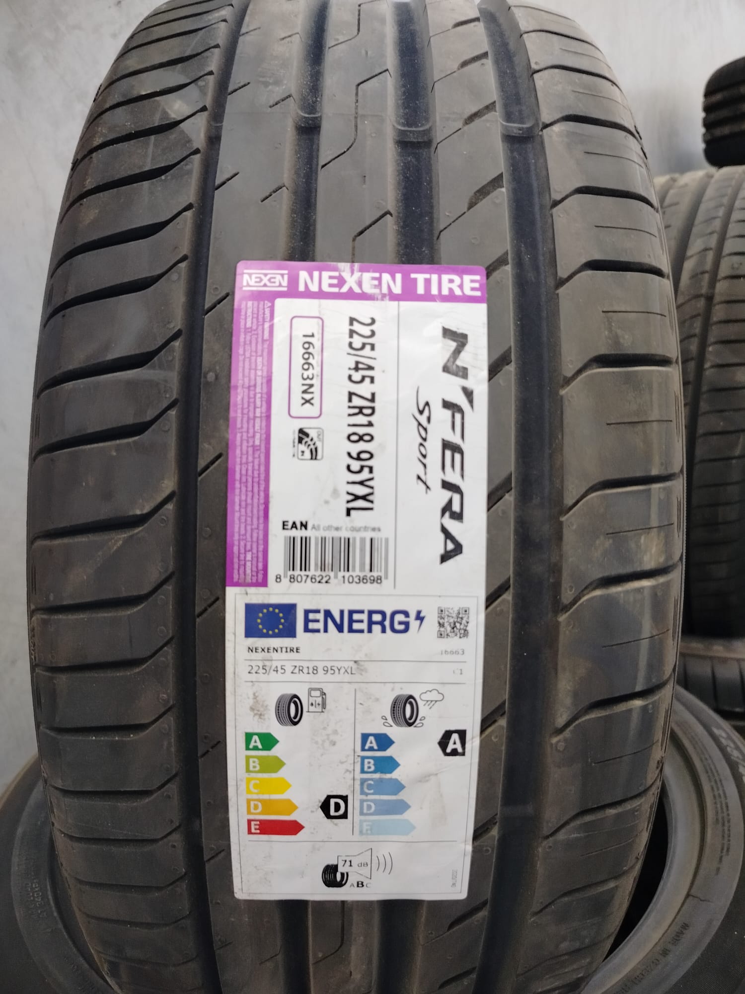 225/45 R18 95Y XL N FERA SPORT NEXEN