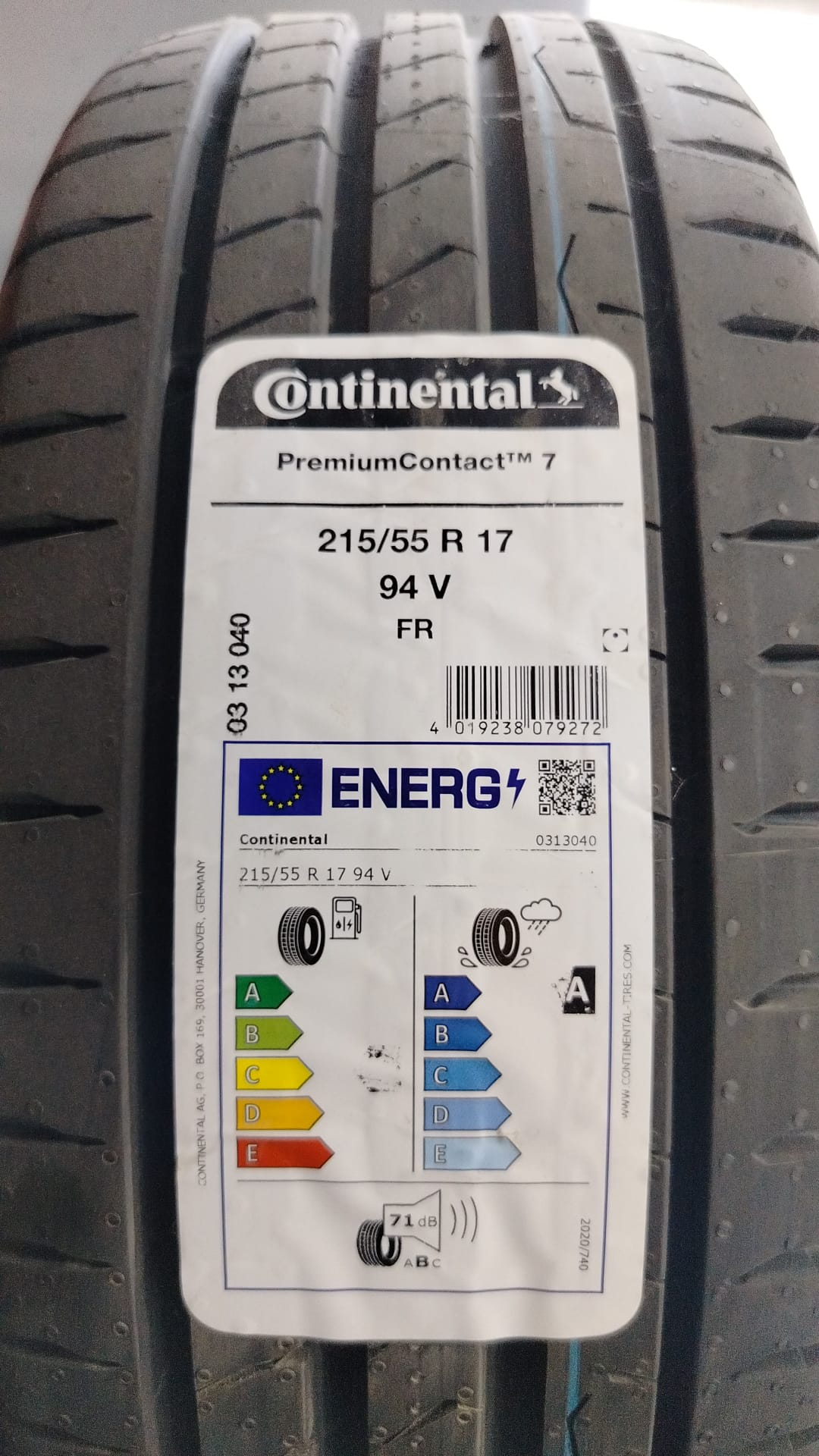 215/55 R17 94V PREMİUNCONTACT 7 CONTİNNETAL