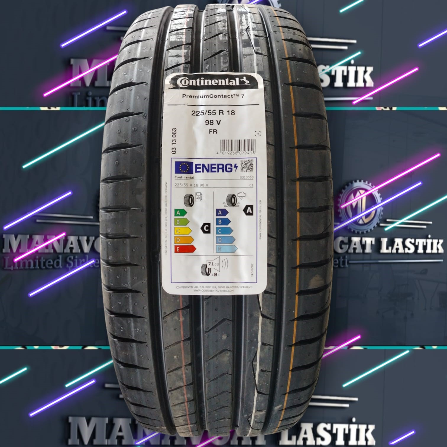 225/55 R18 98V PREMİUM CONTACT7 CONTİNENTAL